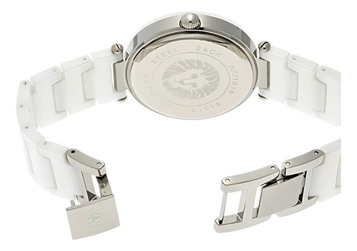 Reloj Mujer Anne Klein Ak-1019wtwt Cuarzo Pulso Blanco En