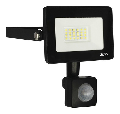 Reflector LED BAW RLS8002-20 20W con luz blanco frío y carcasa negro 220V