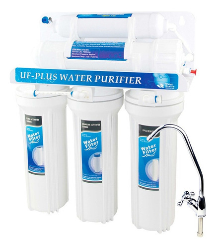 Purificador De Agua 5 Etapas Con Membrana Ultrafiltracion Uf Color Blanco