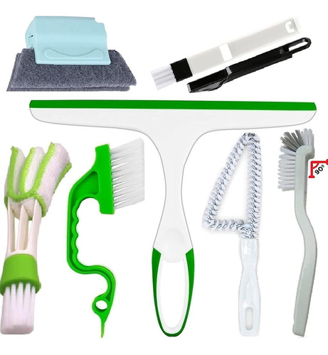 Ipawty 8pcs Juego De Cepillos De Limpieza Para Ranuras De