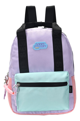 Mochila Juvenil Skora Smile Multicolor Bolsillo Look Inside 