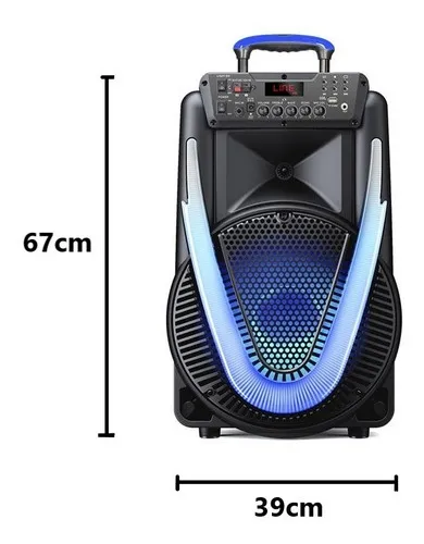 Parlante Multilaser Sunny II SP396 portátil con bluetooth negro