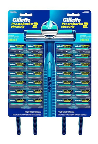 Gillette Prestobarba 2 Ultragrip Display 28uds.