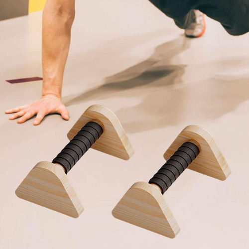 2 Piezas Push Up Bar Parallettes Barra De Barra Resistente