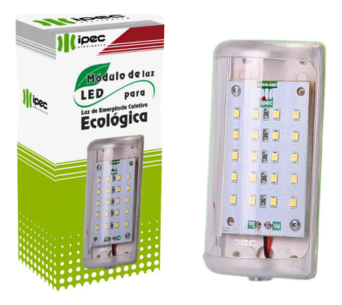 IPEC A3030/20 módulo de luz de emergência eco luz 20 leds cor Branco