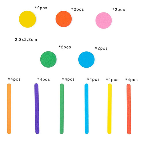 Juego Educativo De Diseño De Patrones Rainbow Puzzle