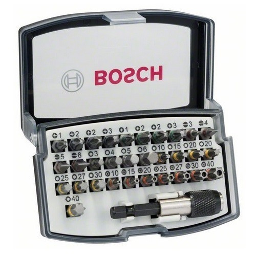 Imagen 2 de 6 de Juego De Puntas Atornillador Bosch En Set De 32 Piezas