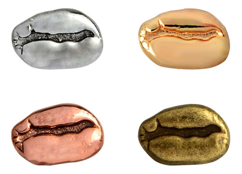 4pcs Hombres Mujeres Insignias De Botón Broche De Grano De