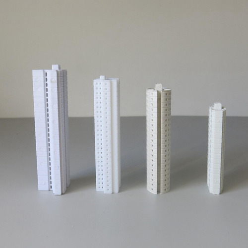 4 Modelo De Tren, Paisaje, Arquitectura De Estilo C