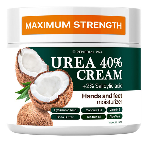 Crema De Urea 40% Para Pies Hidratante Y Exfoliante