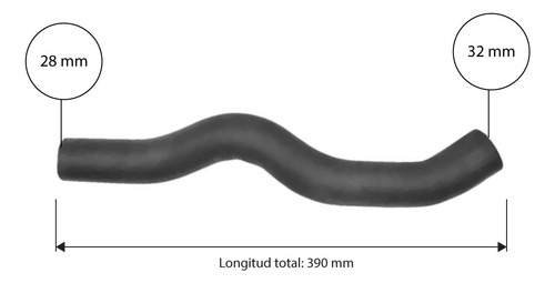 Manguera Radiador Superior Gm Spark L4 1.4l (2016-2021)