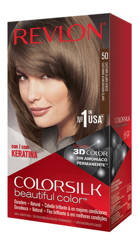 Tinte Cabello Colorsilk Color-keratina Castaño Claro Cenizo