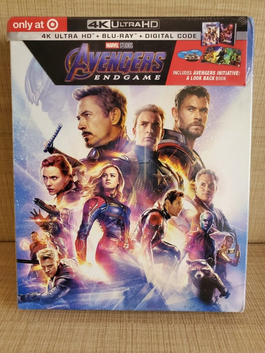 Endgame Avengers Blu Ray Película 4k  Marvel Stock 