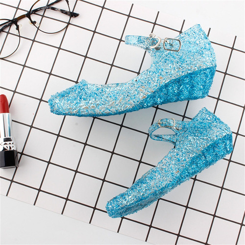 Zapatos Planos De Princesa Elsa Para Niñas Pequeñas