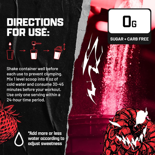 Outrage Pre Workout X 30 Servs. (nutrex Reserch)