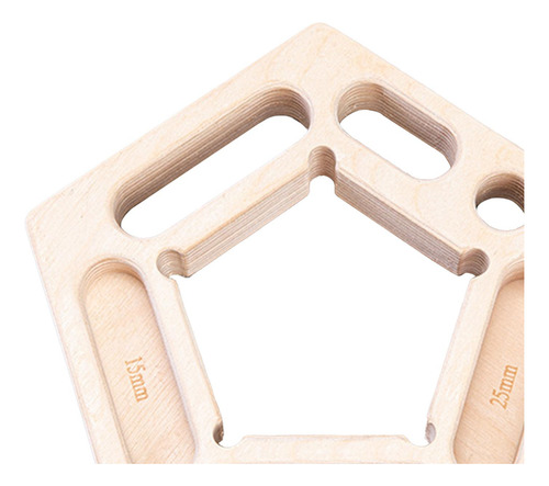 Diapasón De Escalada, Tabla De Entrenamiento Un 20x20,5cm