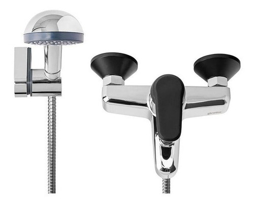 Llave Monomando Tina Ducha Versa Stretto