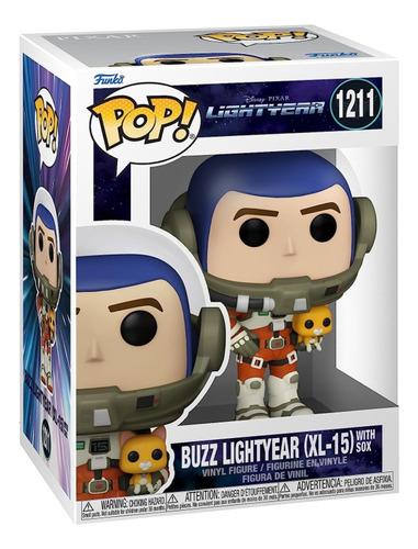 Funko Disney Pixar Lightyear Pop Buzz With Sox