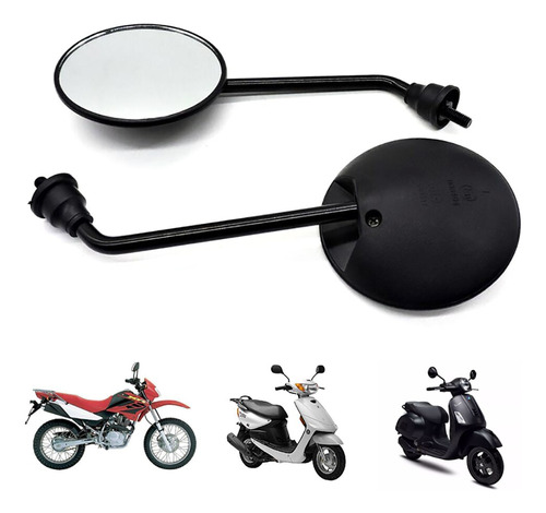 Espejos Retrovisore Moto Para Honda Xr125 Xr150 Xr150l Xr190