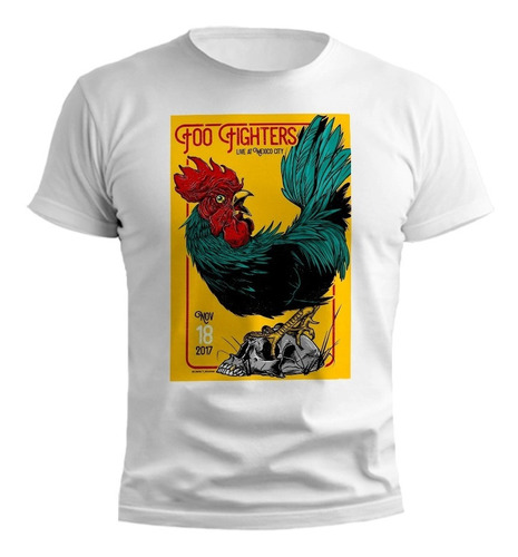 Remera Foo Fighters Afiche Recital Diseño Exclusivo