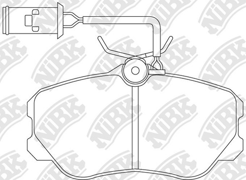Pastilla De Freno Japonesas Nibk Volkswagen 1995-2004