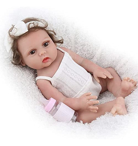 Charex Reborn Baby Girl Doll Silicona De Cuerpo Completo, 18