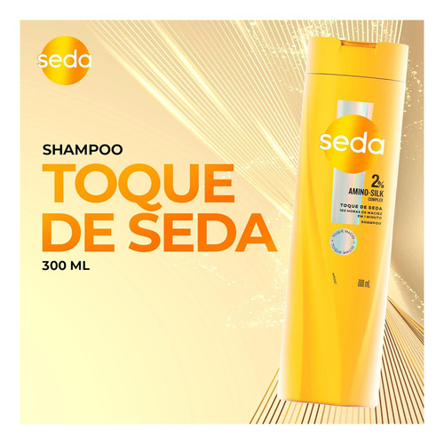 Shampoo Seda Toque De Seda 2% Amino-silk Complex 300ml