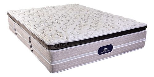 Colchón Queen Size Haus Serta Suave 34 Cm Beige
