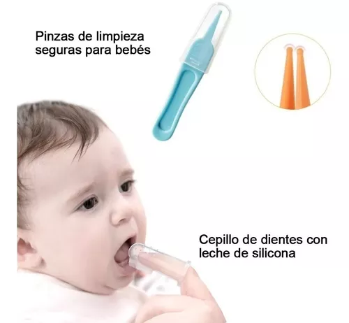 Kit de enfermería Juego de aseo para bebés 13 piezas Kit de cuidado y  cuidado de la salud del bebé Termómetro Alimentador Aspirador nasal Cepillo  de dientes para dedos Juego de manicura