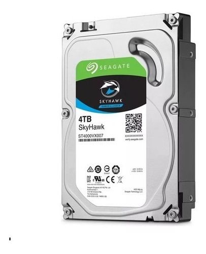 Imagen 5 de 8 de Disco Rigido 4tb Seagate Sata Iii Skyhawk St4000vx007