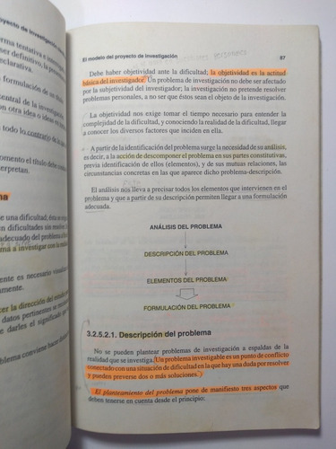 El Proceso De La Investigación Científica , Mario Tamayo Y T (Usado)