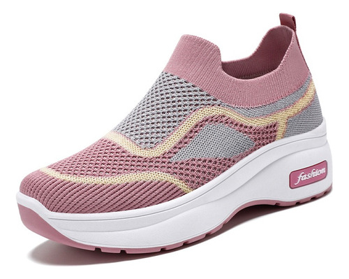 Zapatos Casuales De Plataforma Cómodos Para Mujer Tenis