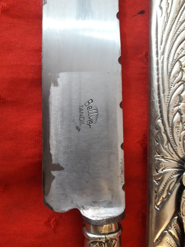 Facon Hoja 30cm Bellver Tandil, Alpaca F.lia Cruz, Sin Uso.