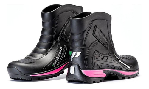 Bota Chuva Moto Pvc Impermeável Cano Curto Pantaneiro Cores