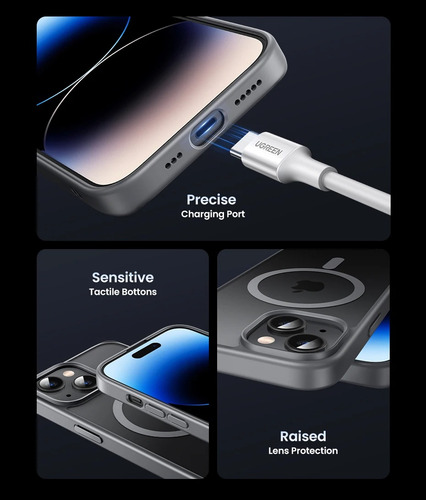 Carcasa Magsafe Para iPhone 15 Pro Max // Marca Ugreen
