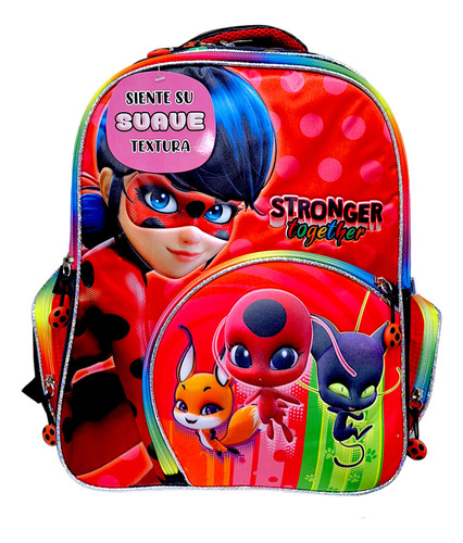 Fm Mochila Grande Primaria Lady Bug 02556