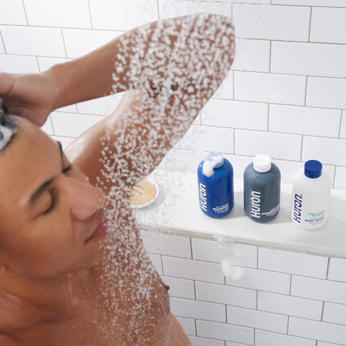 Huron Shower Kit - Champú, Acondicionador Y Gel De Baño Para