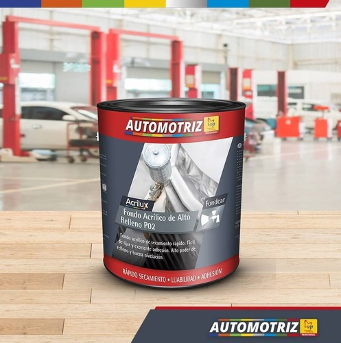 Fondo Acrílico De Alto Relleno P02 Vp Automotriz Galón
