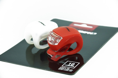 Imagen 2 de 3 de Kit Luces Bicicleta Silicona Led Blanca Roja Super Oferta