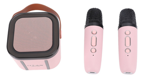 Máquina De Karaoke, Portátil, Versátil, Con Micrófono Doble