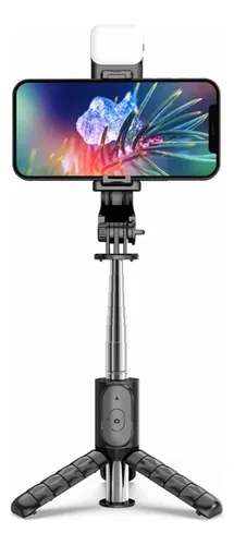Selfie Stick Mini Q11s Con Trípode, Luz, Bluetooth,control