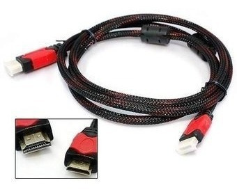 Cable Hdmi Oro Filtros Mallado Full Hd 1080 10 Metros V1.4