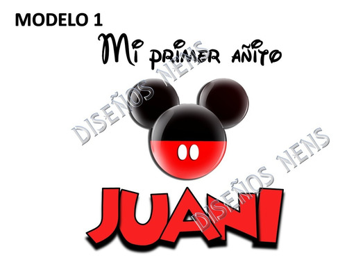 Mickey Mouse Logo Personalizado Imprimible La Casa De Mickey