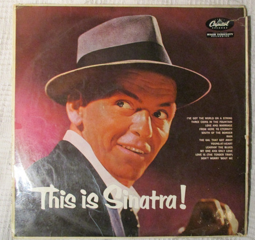 Imagen 1 de 5 de Frank Sinatra - This Is Sinatra (capitol Lct 6123) Great Bri