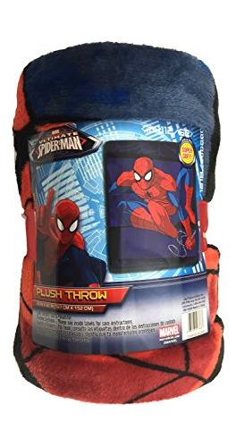 Manta De Felpa De Marvel Spiderman Burst, 46  X 60 