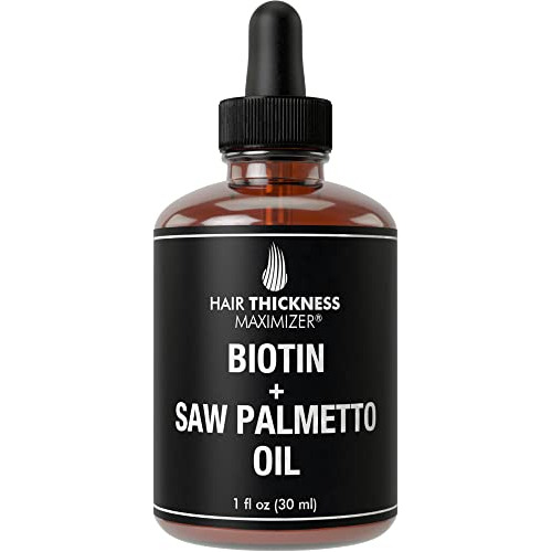 Biotin + Saw Palmetto Petróleo - Crecimiento Del Lff5f