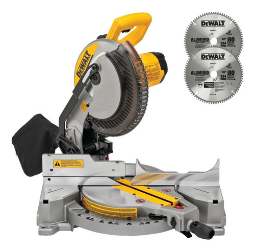 Sierra Ingleteadora 10  1600w + 2 Disco Dewalt Dws713-k1