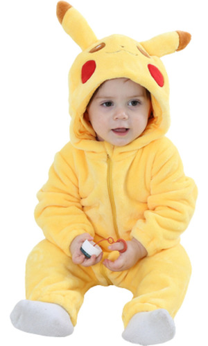 Pijama Kigurumi Pikachu Para Bebés