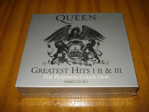 Box Queen / Greatest Hits 1,2,3 (nuevo Sellado) Europeo 3 Cd