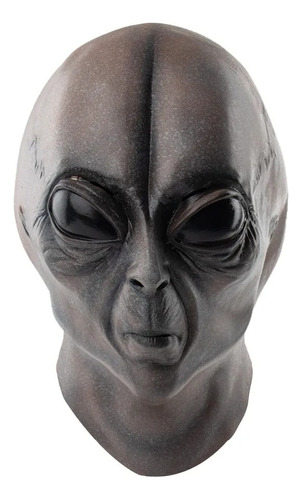 Máscara De Extraterrestre Marciano Alien Ufo Gris Halloween